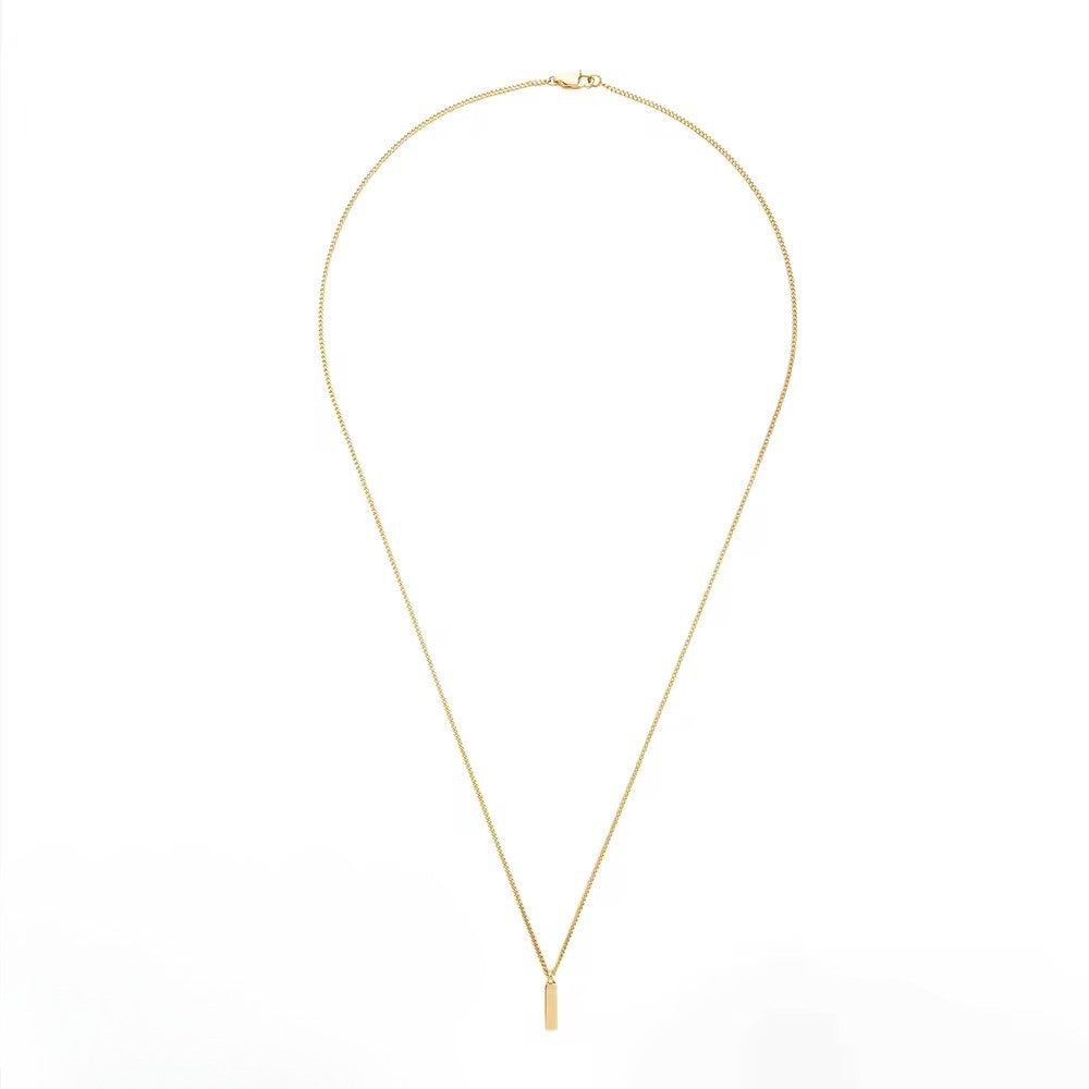 MINIMAL CHAIN PENDANT NECKLACE