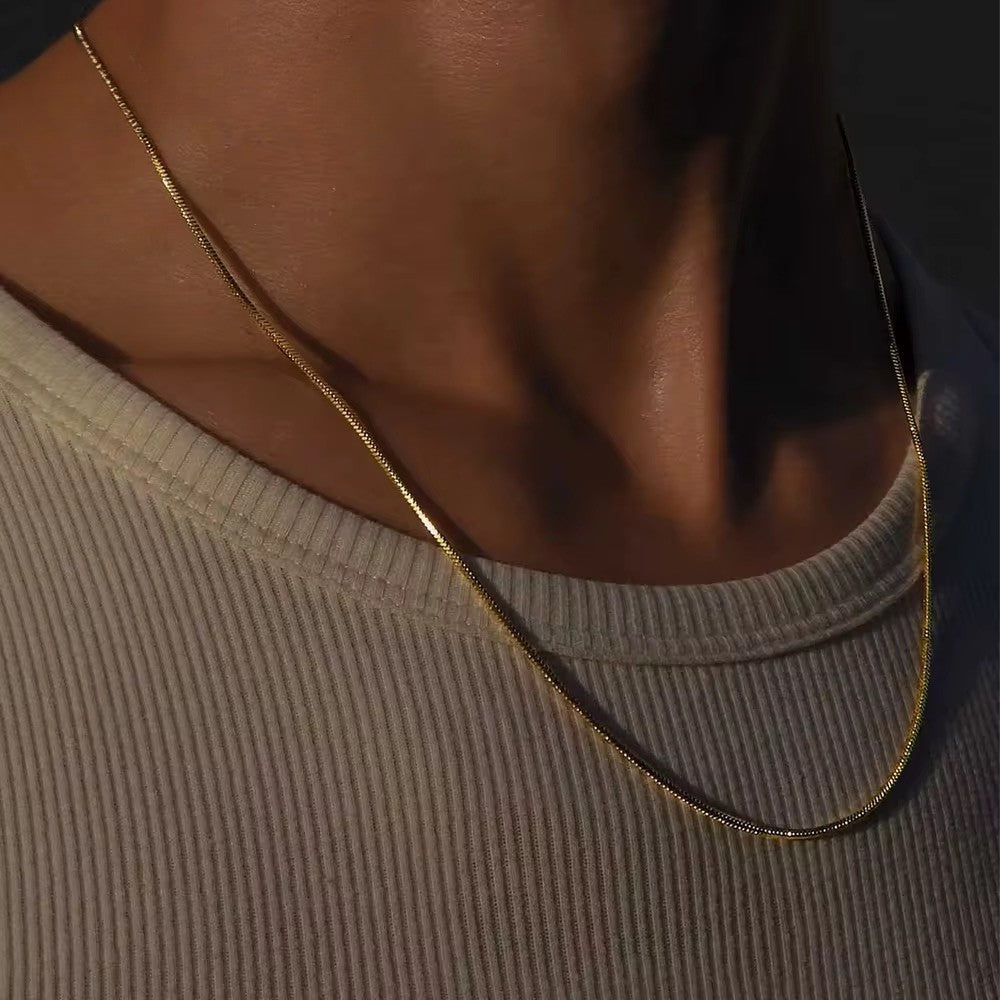 RECTANGLE CHAIN NECKLACE